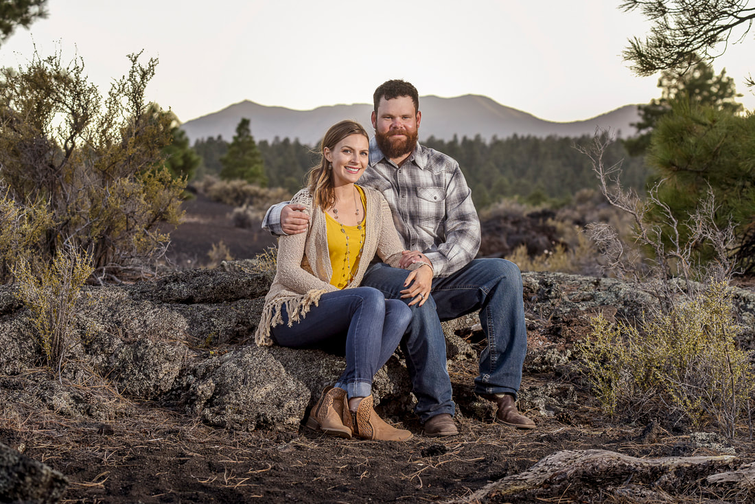 forest highlands family portrait photographer couple